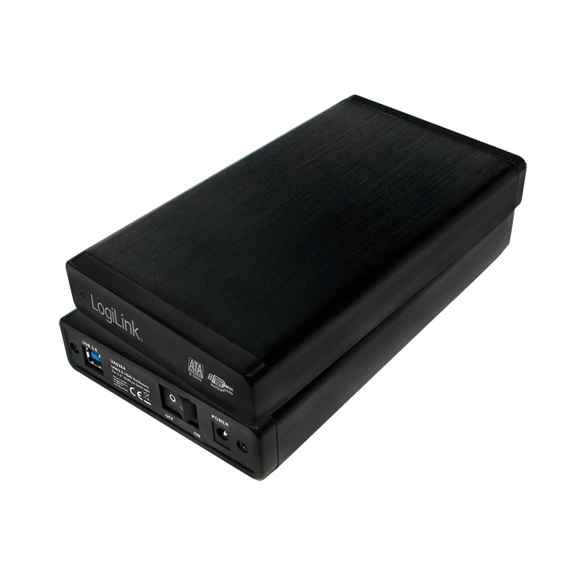 Image of LogiLink UA0284 storage drive enclosure HDD enclosure Black 3.5"