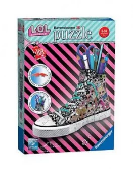 Image of Ravensburger L.O.L Surprise 108 Piece 3D Sneaker Puzzle