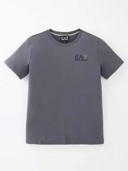 Image of EA7 Emporio Armani Boys Core ID T-Shirt - Irongate Size 8 Years