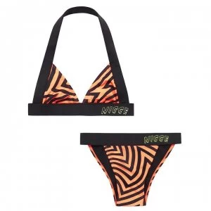 Image of Nicce Sierra Bikini Set Womens - Shocking Orange
