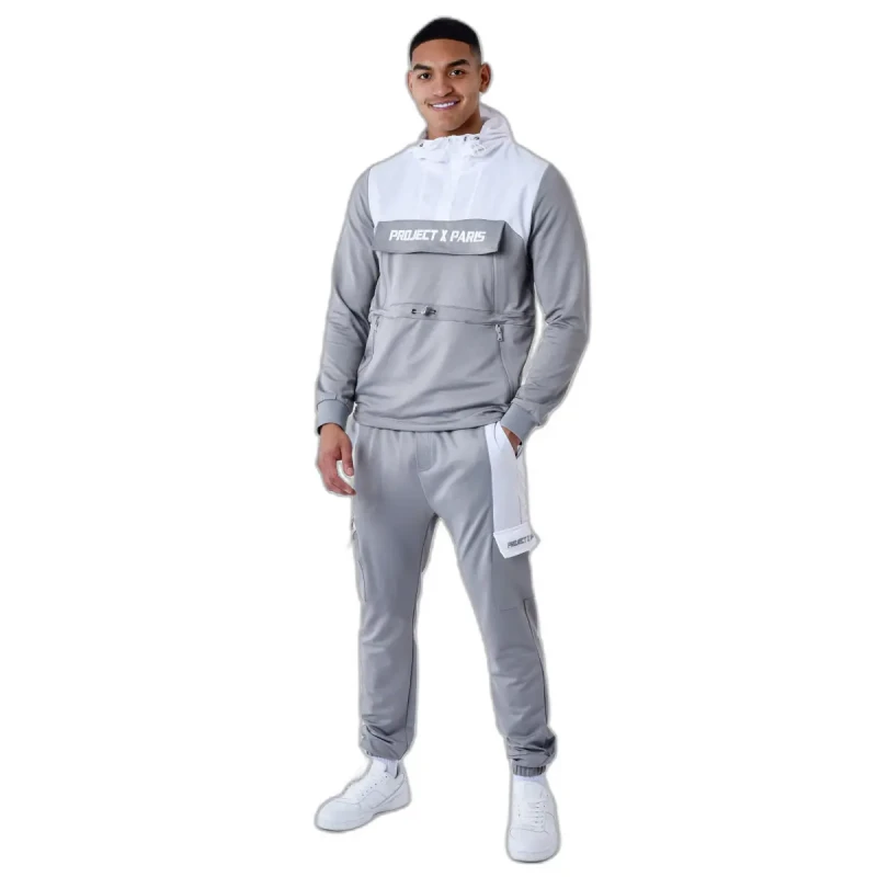 Image of Project X Paris Bicolour cargo-style joggers Project X Paris Gris Male M