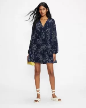 Image of Tiered Swing Mini Dress