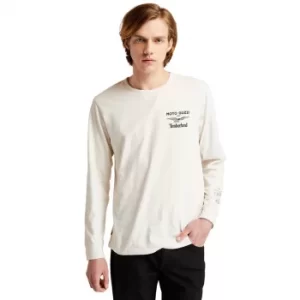 Image of Moto Guzzi X Timberland Ls T-Shirt For Men In White, Size S