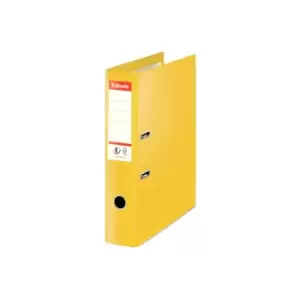 Image of NO.1 VIVIDA Lever Arch File Foolscap Polypropylene 75MM, VIVIDA Yellow - Outer Carton of 10