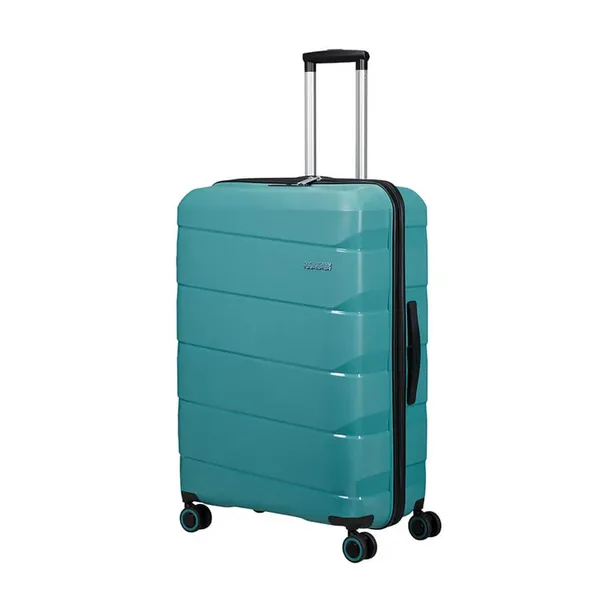 Image of American Tourister Airmove VZDVC Spinner Large Hardshell Teal Suitcase
