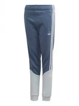 Image of Adidas Originals Childrens Outline Pants - Blue
