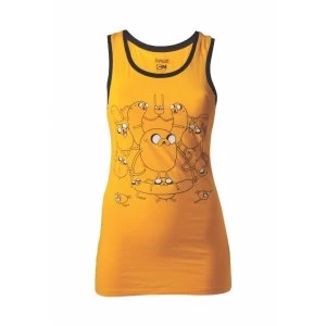 Image of Adventure Time Jake Tank Top X-Large Yellow