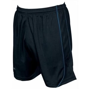 Image of Precision Mestalla Shorts 34-36" Black/Azure
