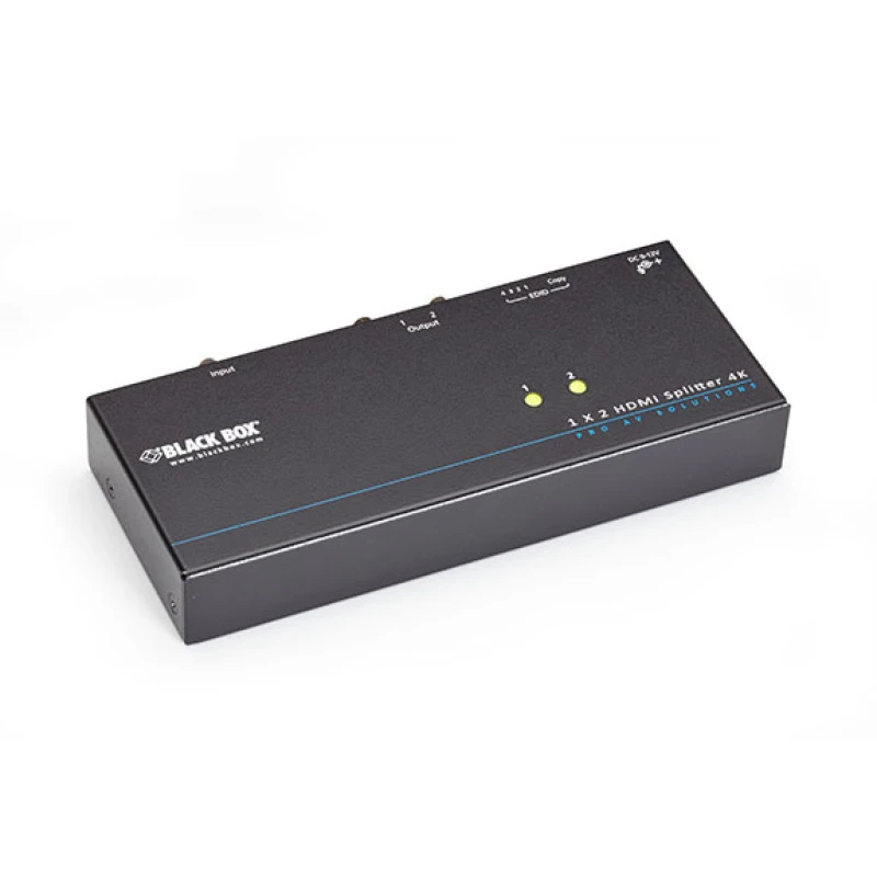 Image of Black Box VSP-HDMI1X2-4K video splitter HDMI 2x HDMI