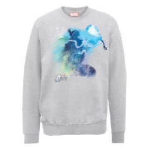 Image of Marvel Avengers Assemble Thor Art Burst Sweatshirt - Grey - M