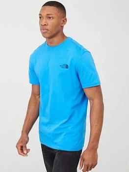 Image of The North Face Short Sleeve Simple Dome T-Shirt - Blue
