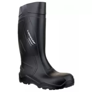 Image of Dunlop - C762041 / Purofort+ Full Safety Wellington / Mens Safety Boots (48 eur) (Black) - Black