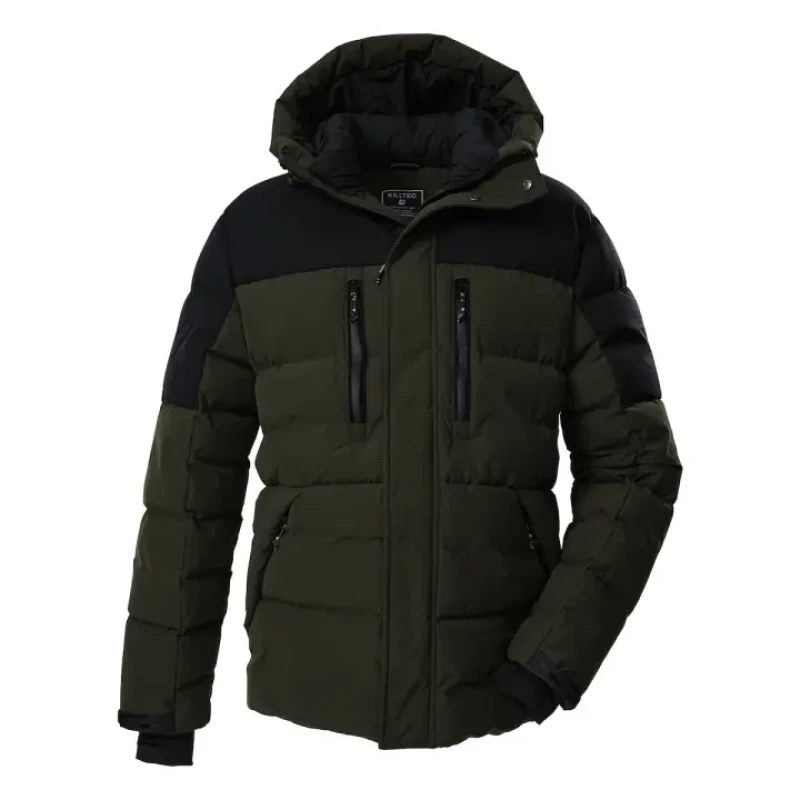 Image of Hooded puffer jacket Killtec KOW 88 Vert Male M