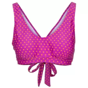 Image of Trespass Womens/Ladies Natalia Bikini Top (XS) (Purple Orchid Spot)