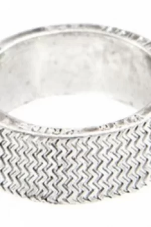 Image of Icon Brand Jewellery Cross Range Ring Size Medium JEWEL P1104-R-SIL-MED