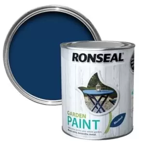 Image of Ronseal Garden Bluebell Matt Metal & Wood Paint, 750Ml