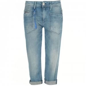 Image of G Star Tyler Kate Tapered Jeans - uv destroy