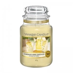 Image of Yankee Candle Homemade Herb Lemonade Scented Candle 411g