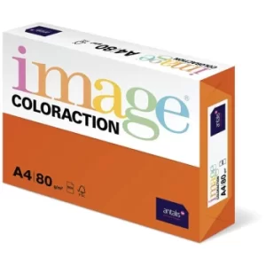 Image of Amsterdam Copier Paper A4 Deep Orange Ream 500 Sheets