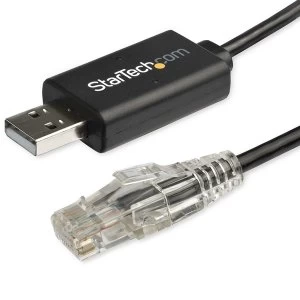 Image of StarTech 6 ft. (1.8 m) Cisco USB Console Cable - USB to RJ45