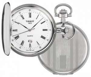 Image of Tissot Savonette Full Hunter Pocket Stainless Steel Watch
