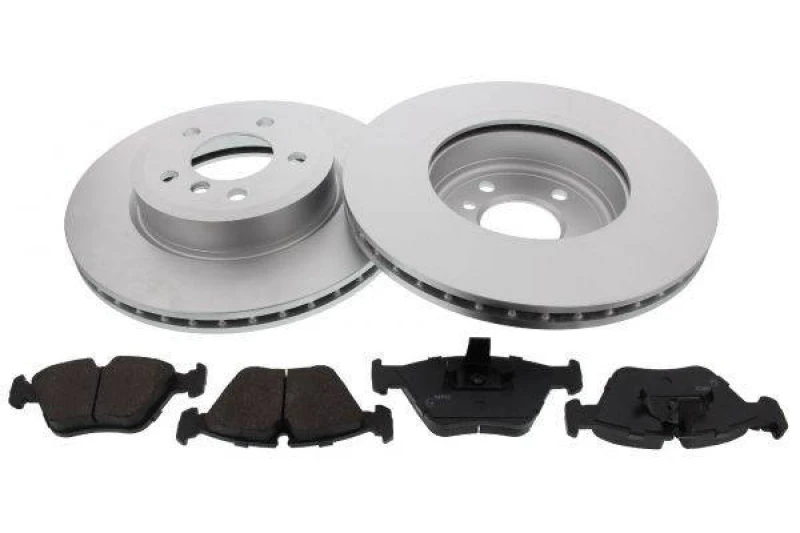 Image of MAPCO 47787HPS Brake disc and pads set Front Axle, Brake Disc Type: Vented, with anti-squeak plate Brake Set,disc brakes (3405)
