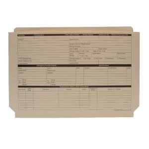 Image of Custom Forms Expanding Personnel Wallet Buff Pack of 50 PWY02