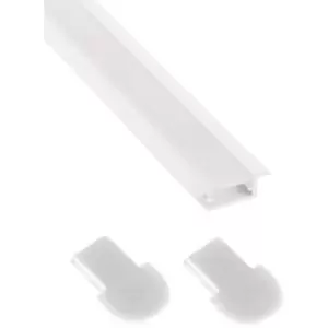 Image of Moderix - Profile Recessed 2M for LED Light Strip with Opal Cover - Colour White - Pack of 1