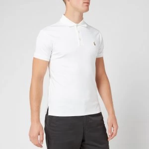 Image of Polo Ralph Lauren Mens Slim Fit Soft-Touch Polo Shirt - White - M