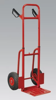 Image of Sealey CST801 Sack Truck with Pneumatic Tyres 200kg Folding