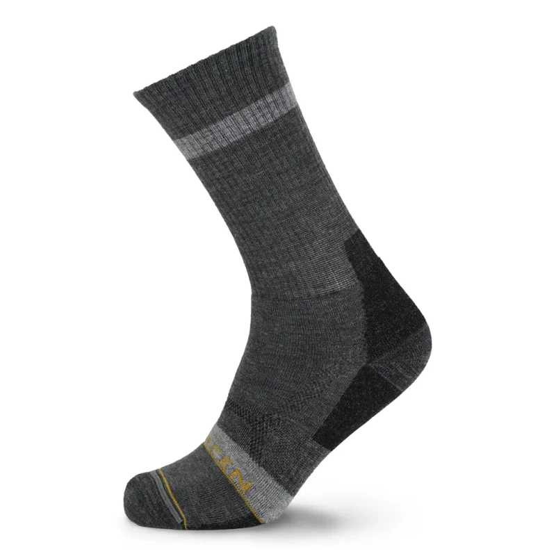 Image of Hiking Socks Lorpen Mhmcm Merino Hike Midweight Crew Gris Male 43/46
