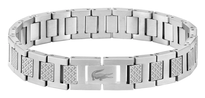 Image of Lacoste 2040117 METROPOLE Stainless Steel Link Bracelet 19CM Jewellery