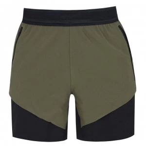 Image of adidas Studio Tech Shorts - Khaki