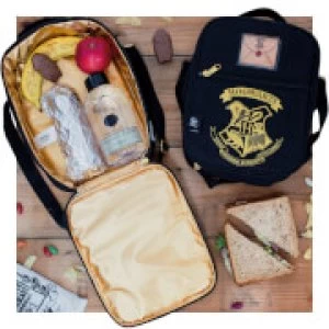 Image of Harry Potter 2 Pocket Lunch Bag - Black/Gold