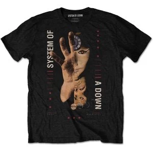Image of System Of A Down - Pharoah Unisex Medium T-Shirt - Black