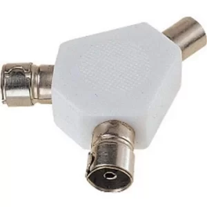 Image of Dencon 2 Way Coax Splitter Bubble Packed