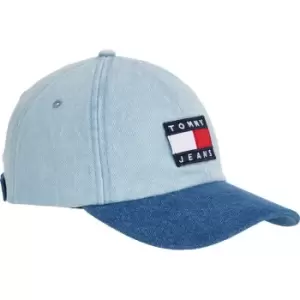 Image of Tommy Jeans Tjm Heritage Denim Cap - Blue