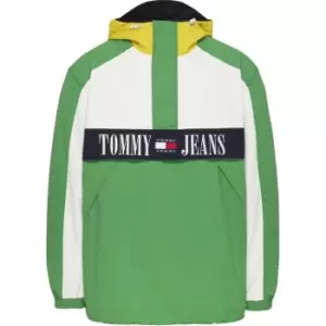 Image of Tommy Jeans Tjm Ovz Chicago Archive Popover - Green