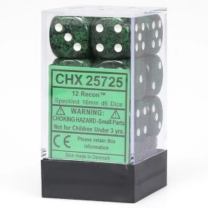 Image of Chessex 16mm d6 Dice Block: Speckled Recon