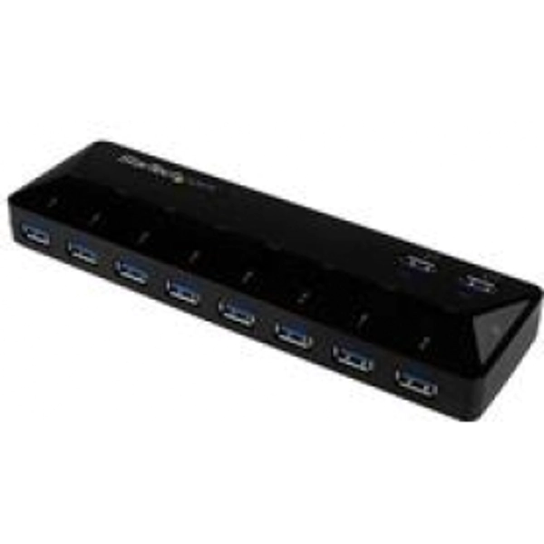 Image of StarTech 10 Port USB 3.0 5 Gbps Hub 2x1.5a Charge And Sync Ports