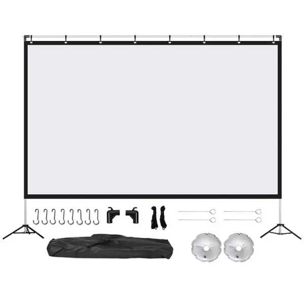 Image of Homcom 120" Portable Projector Screen
