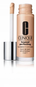 Image of Clinique Beyond Perfecting 2 in 1 Foundation and Concealer Fair
