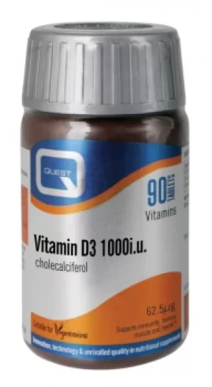 Image of Quest Vitamin D3 1000 i.u 90 tablet