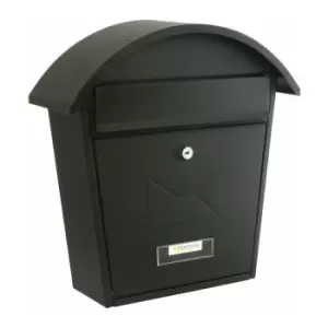 Image of Sterling (Padlocks) Classic 2 Post Box Matt Black MB06BK