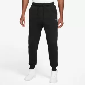 Image of Jordan M J Essential Fleece Pants, Black/white