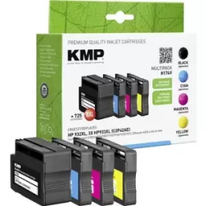 Image of KMP Ink replaced HP 932XL, 933XL Compatible Set CMYK H174V 1725,4005