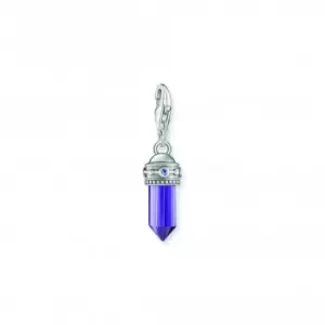 Image of Charmista Sterling Silver Violet Hexagon Charm 2047-348-13