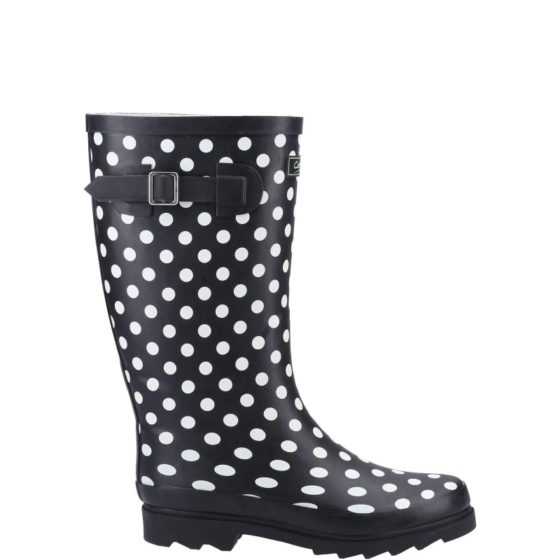 Image of Cotswold Womens Chilson Memory Foam Wellington Boots UK Size 8 (EU 41) Spot COT726-SPOT-8