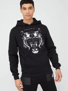 Image of Kings Will Dream Demon Reflective Overhead Hoodie - Black