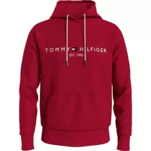 Image of Tommy Hilfiger Bt-Tommy Logo Hoody-B - Red